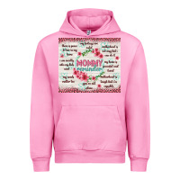 Fuchsia Pink mommy reminder Urban Hoodie - TumblerDesignByShophia