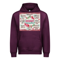 Mauve Wine mommy reminder Urban Hoodie - TumblerDesignByShophia