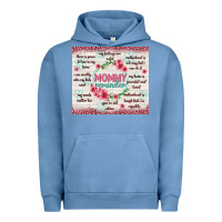 Pigment Pebble Blue mommy reminder Urban Hoodie - TumblerDesignByShophia