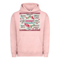 Pigment Salmon mommy reminder Urban Hoodie - TumblerDesignByShophia