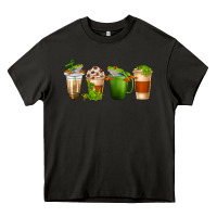 Asphalt frog coffee cups Heavy Core Tee - texasbilliewilder