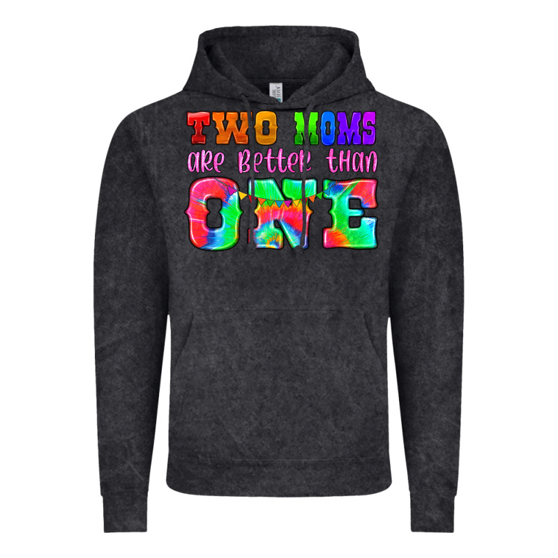 Two Moms Are Better Than One Vintage Hoodie by HRA Design Shop | Teevron