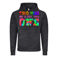 Vintage Black two moms are better than one Vintage Hoodie - HRA Design Shop