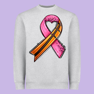 Breast Cancer Sport Ribbons Heavyweight Sweatshirt Designed By Adodesignshop