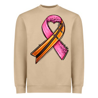 Mushroom breast cancer sport ribbons Heavyweight Sweatshirt - AdoDesignShop
