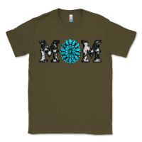 Army Green cowhide with gemstone Classic Tee - RanaPortraitStore