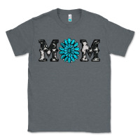 Charcoal Heather cowhide with gemstone Classic Tee - RanaPortraitStore