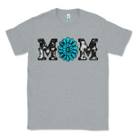Heather Grey cowhide with gemstone Classic Tee - RanaPortraitStore