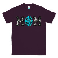 Plum cowhide with gemstone Classic Tee - RanaPortraitStore