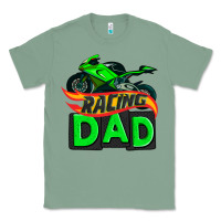 Sage racing dad with racing motorcycle Classic Tee - AdoDesignShop