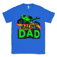 True Royal racing dad with racing motorcycle Classic Tee - AdoDesignShop