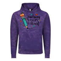 Cloud Purple teaching i̇s a work of heart Vintage Hoodie - JahusDesignShop