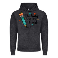 Vintage Black teaching i̇s a work of heart Vintage Hoodie - JahusDesignShop