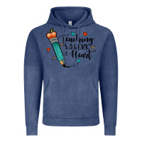 Vintage Denim teaching i̇s a work of heart Vintage Hoodie - JahusDesignShop
