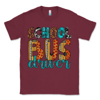 Burgundy school bus driver Classic Tee - Artiststas