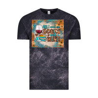 Cloud Black all i need are books and wine Vintage Tee - JahusDesignShop