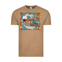 Vintage Coffee all i need are books and wine Vintage Tee - JahusDesignShop