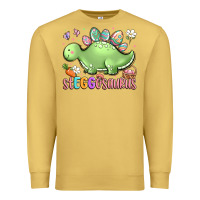 Antique Gold easter stegosaurus delight Premium Sweatshirt - LillyAllenDesigns