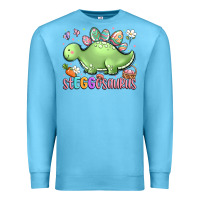 Ocean Blue easter stegosaurus delight Premium Sweatshirt - LillyAllenDesigns