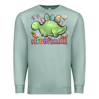 Seafoam easter stegosaurus delight Premium Sweatshirt - LillyAllenDesigns