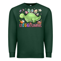 Sports Green easter stegosaurus delight Premium Sweatshirt - LillyAllenDesigns
