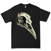 Black Raven Skull Premium Tee - RanaPortraitStore