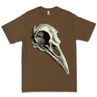 Cacao Raven Skull Premium Tee - RanaPortraitStore