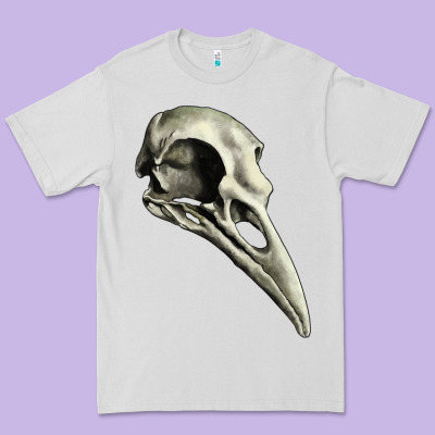 Premium Tee Raven Skull