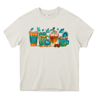 Cream gemstone coffee cups Heavy Core Tee - texasbilliewilder