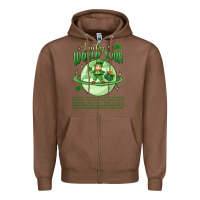 Chestnut lucky world tour st. patrick's day Zipper Hoodie - MaliasSmallBusiness