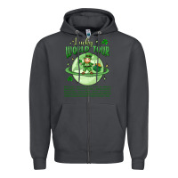 Smoke lucky world tour st. patrick's day Zipper Hoodie - MaliasSmallBusiness