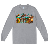 Heather Grey rodeo coffee Long Sleeve Tee - Jasminsmagicworld