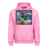 Fuchsia Pink 4 20 marijuana holiday Urban Hoodie - TumblerDesignByShophia