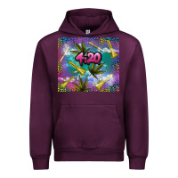 Mauve Wine 4 20 marijuana holiday Urban Hoodie - TumblerDesignByShophia