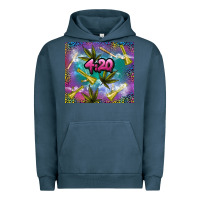 Pigment Midnight Navy 4 20 marijuana holiday Urban Hoodie - TumblerDesignByShophia