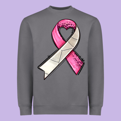 Breast Cancer Sport Ribbons Heavyweight Sweatshirt Designed By Adodesignshop