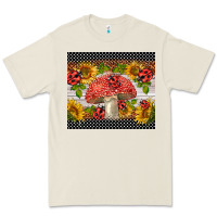 Bone ladybug mushrooms Premium Tee - BarkalooDesign