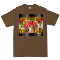 Cacao ladybug mushrooms Premium Tee - BarkalooDesign