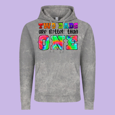 Two Dads Are Better Than One Vintage Hoodie Designed By Hra Design Shop