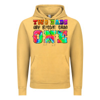 Vintage Mustard two dads are better than one Vintage Hoodie - HRA Design Shop