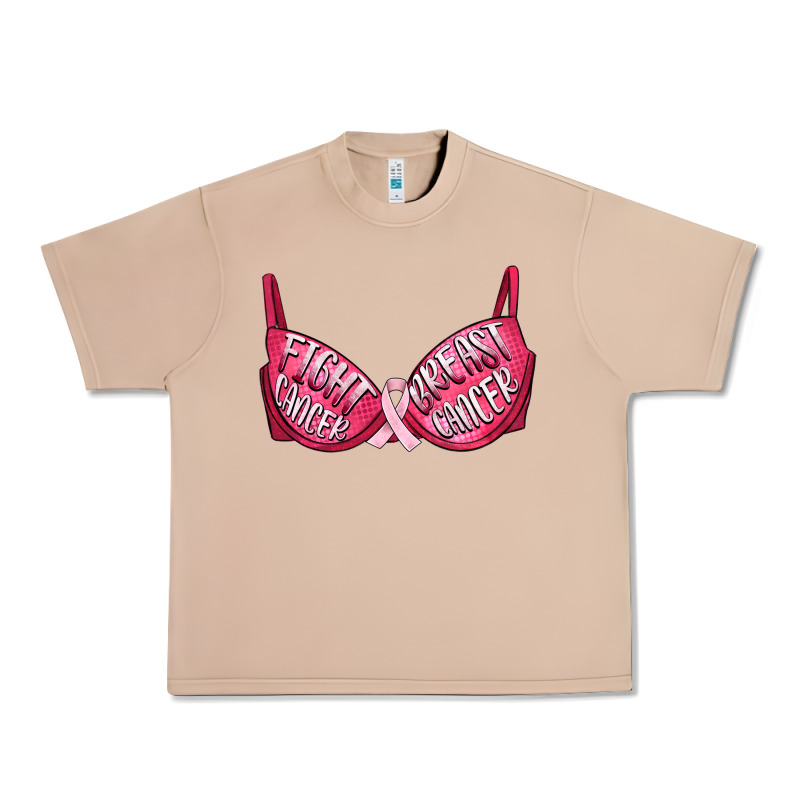 Fight Cancer Breast Cancer Bra Urban Heavy Tee by Artiststas | Teevron