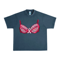 Midnight Navy Fight cancer breast cancer bra Urban Heavy Tee - Artiststas