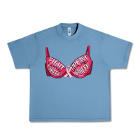 Pebble Blue Fight cancer breast cancer bra Urban Heavy Tee - Artiststas