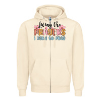 Sandshell living the prayers i used to pray Zipper Hoodie - MaliasSmallBusiness