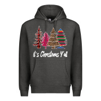 Charcoal Heather Merry Christmas Pine Tree Premium Hoodie - Bettercallsaul