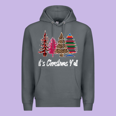 Merry Christmas Pine Tree Premium Hoodie Designed By Bettercallsaul