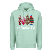 Seafoam Merry Christmas Pine Tree Premium Hoodie - Bettercallsaul
