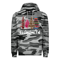 Slate Camo Merry Christmas Pine Tree Premium Hoodie - Bettercallsaul