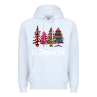 White Merry Christmas Pine Tree Premium Hoodie - Bettercallsaul