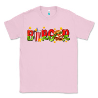 Bubblegum Pink burger with coke and stars Classic Tee - AdoDesignShop